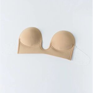 Strapless Adhesive Silicone Bra - Nude